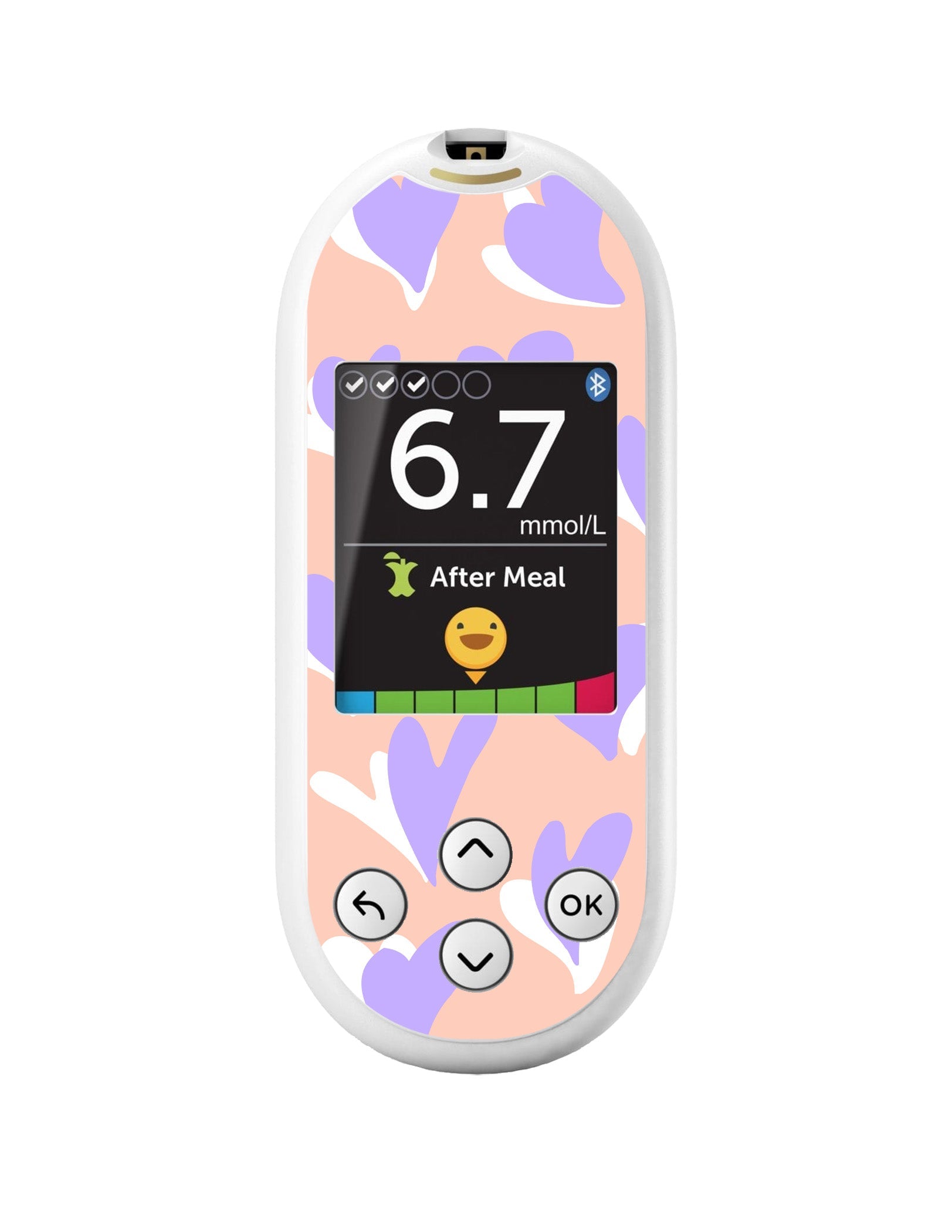 Lavender Love for OneTouch Verio Reflect Glucometer Lavender Love for OneTouch Verio Reflect Glucometer