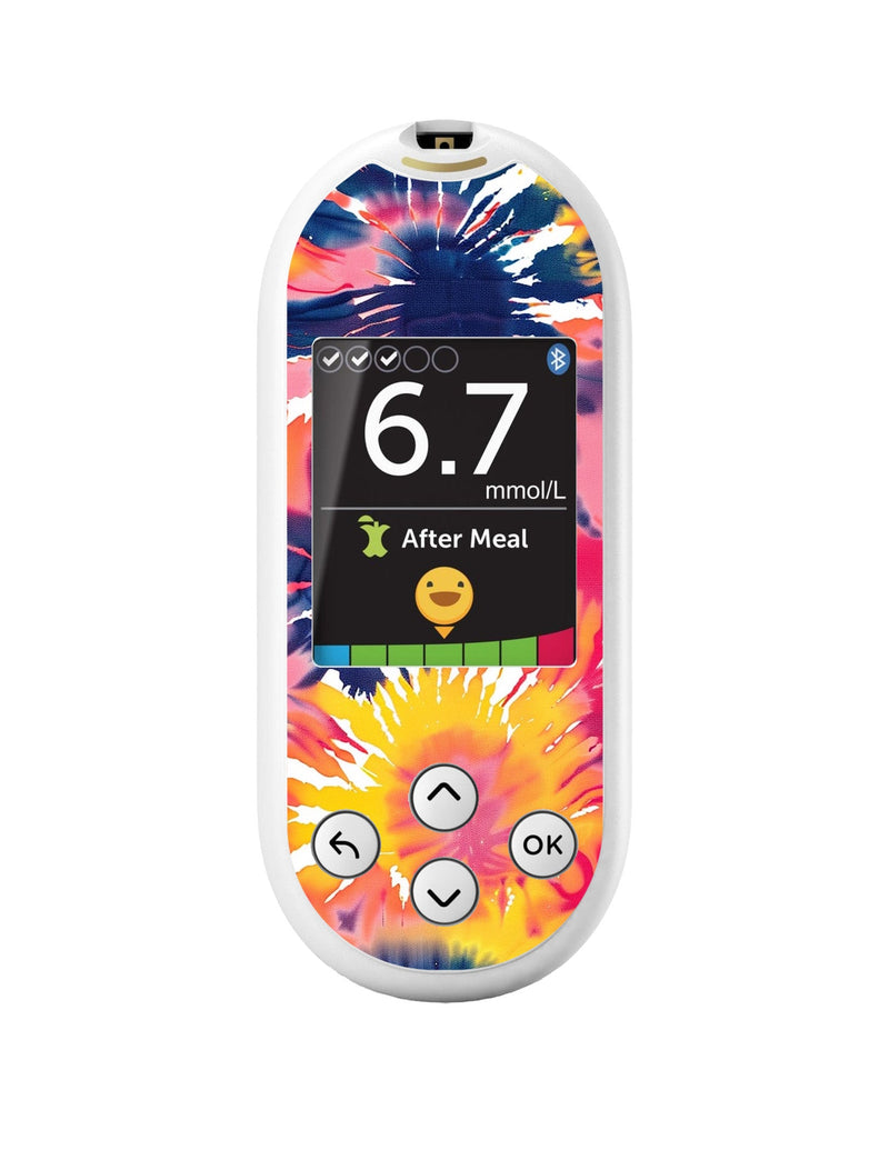 Summer Tie Dye for OneTouch Verio Reflect Glucometer Summer Tie Dye for OneTouch Verio Reflect Glucometer