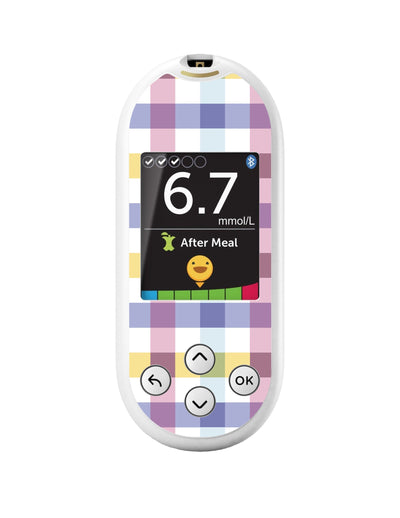 Spring Plaid for OneTouch Verio Reflect Glucometer Spring Plaid for OneTouch Verio Reflect Glucometer