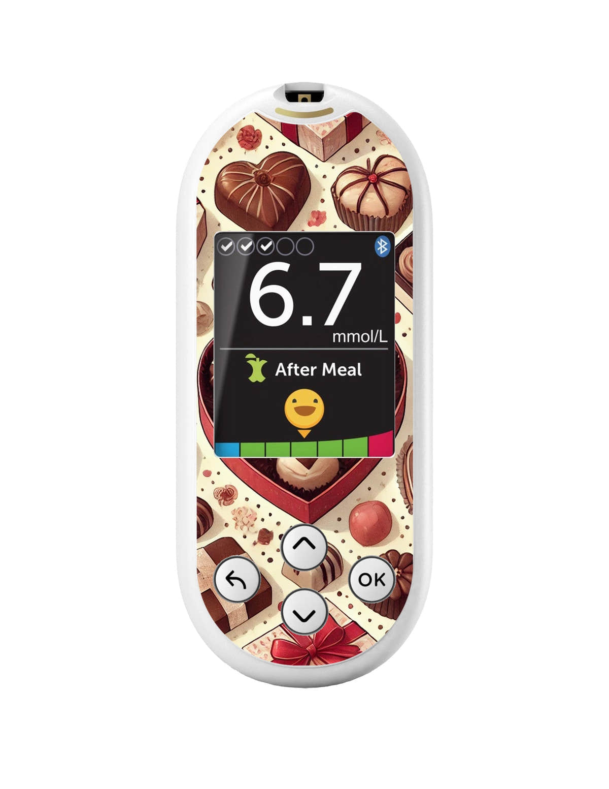 Chocolate Love for OneTouch Verio Reflect Glucometer Chocolate Love for OneTouch Verio Reflect Glucometer