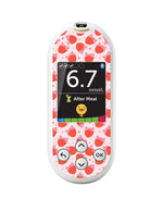Strawberry Kisses OneTouch Verio Reflect Glucometer - Pump Peelz Strawberry Kisses OneTouch Verio Reflect Glucometer - Pump Peelz