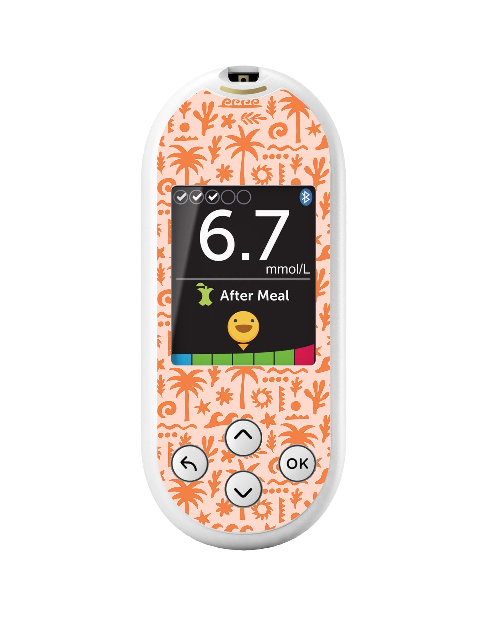 Terracotta Tides OneTouch Verio Reflect Glucometer - Pump Peelz Terracotta Tides OneTouch Verio Reflect Glucometer - Pump Peelz