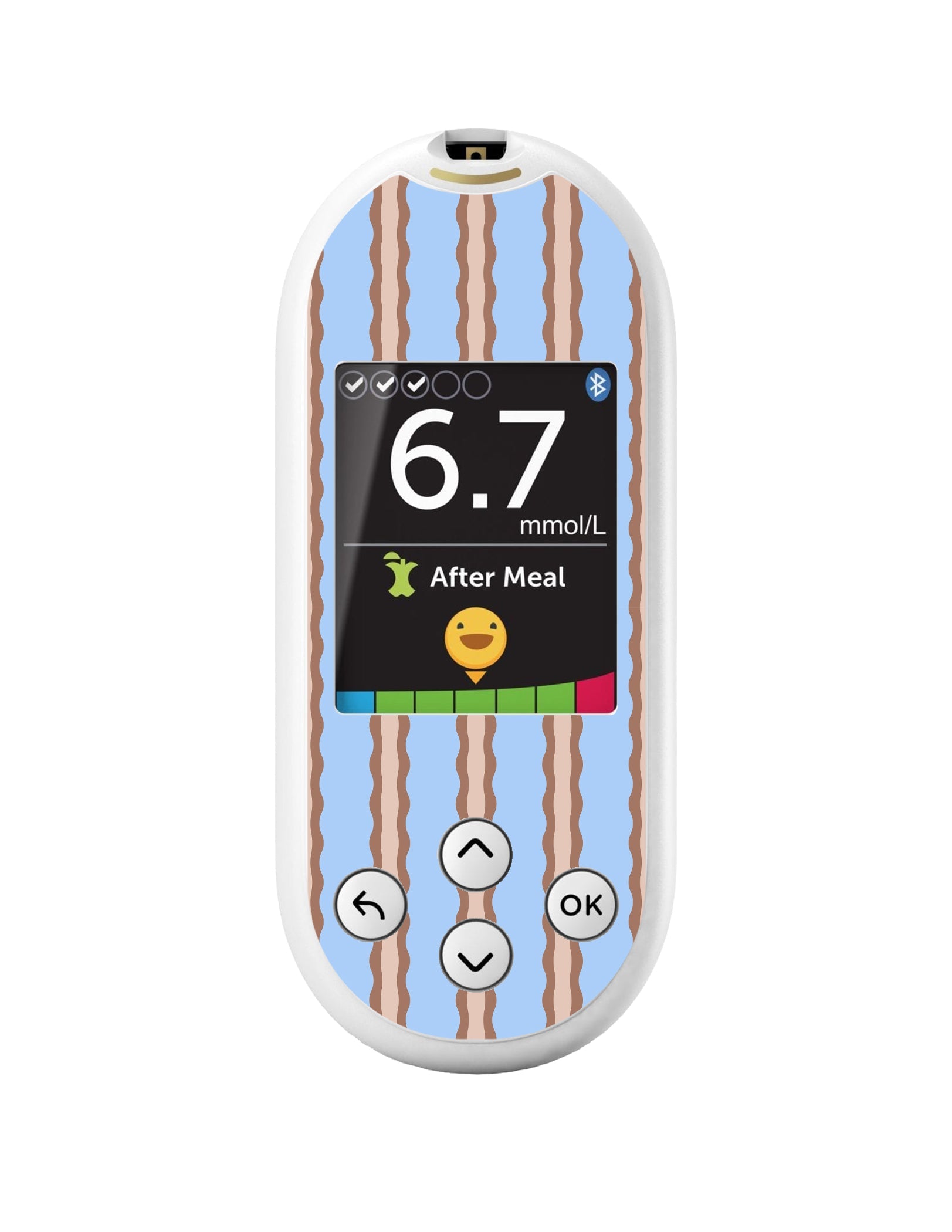 Boardwalk Waves OneTouch Verio Reflect Glucometer - Pump Peelz Boardwalk Waves OneTouch Verio Reflect Glucometer - Pump Peelz
