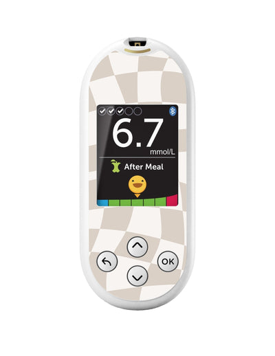 Creamy Check OneTouch Verio Reflect Glucometer - Pump Peelz Creamy Check OneTouch Verio Reflect Glucometer - Pump Peelz