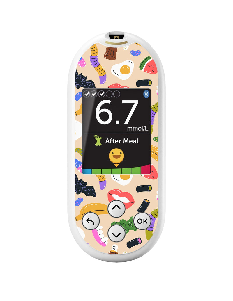 Candy Chaos OneTouch Verio Reflect Glucometer - Pump Peelz Candy Chaos OneTouch Verio Reflect Glucometer - Pump Peelz