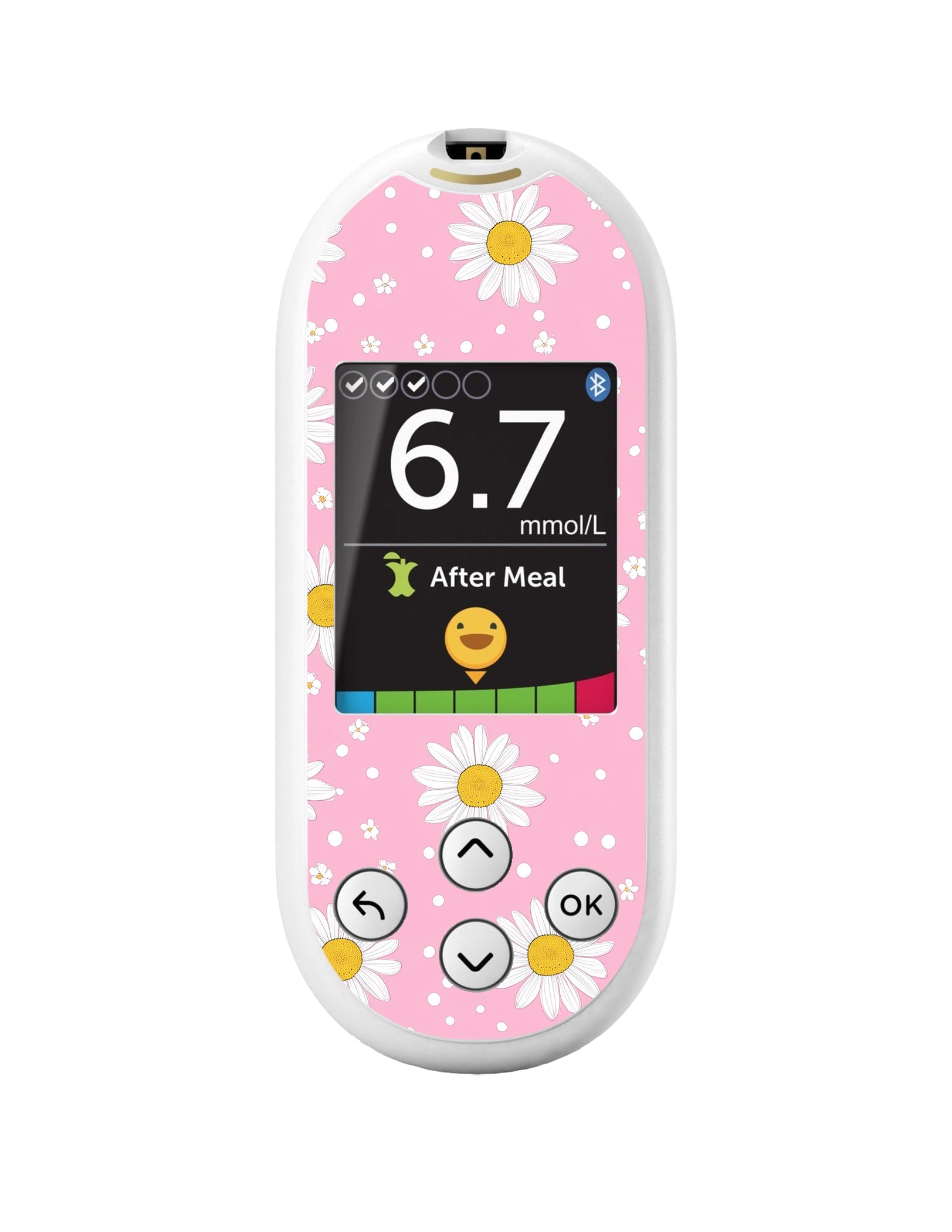 Spring Daisy OneTouch Verio Reflect Glucometer - Pump Peelz Spring Daisy OneTouch Verio Reflect Glucometer - Pump Peelz