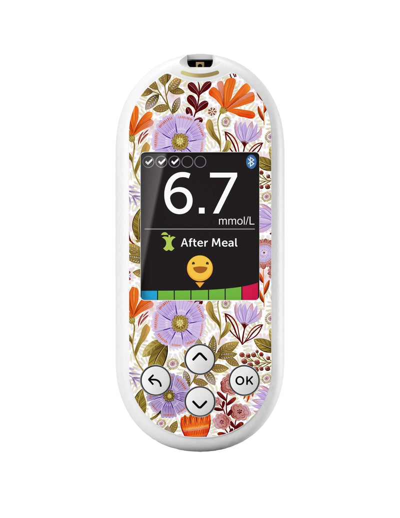 Autumn Meadow OneTouch Verio Reflect Glucometer - Pump Peelz Autumn Meadow OneTouch Verio Reflect Glucometer - Pump Peelz