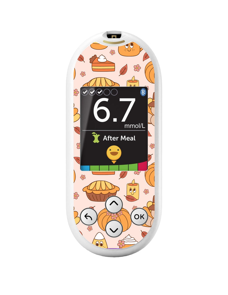 Cozy Harvest OneTouch Verio Reflect Glucometer - Pump Peelz Cozy Harvest OneTouch Verio Reflect Glucometer - Pump Peelz