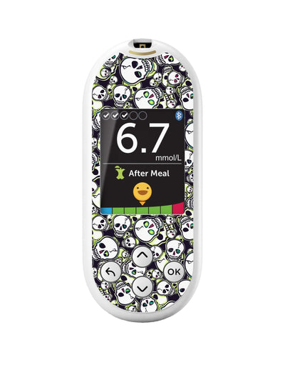Bone Glow OneTouch Verio Reflect Glucometer - Pump Peelz Bone Glow OneTouch Verio Reflect Glucometer - Pump Peelz