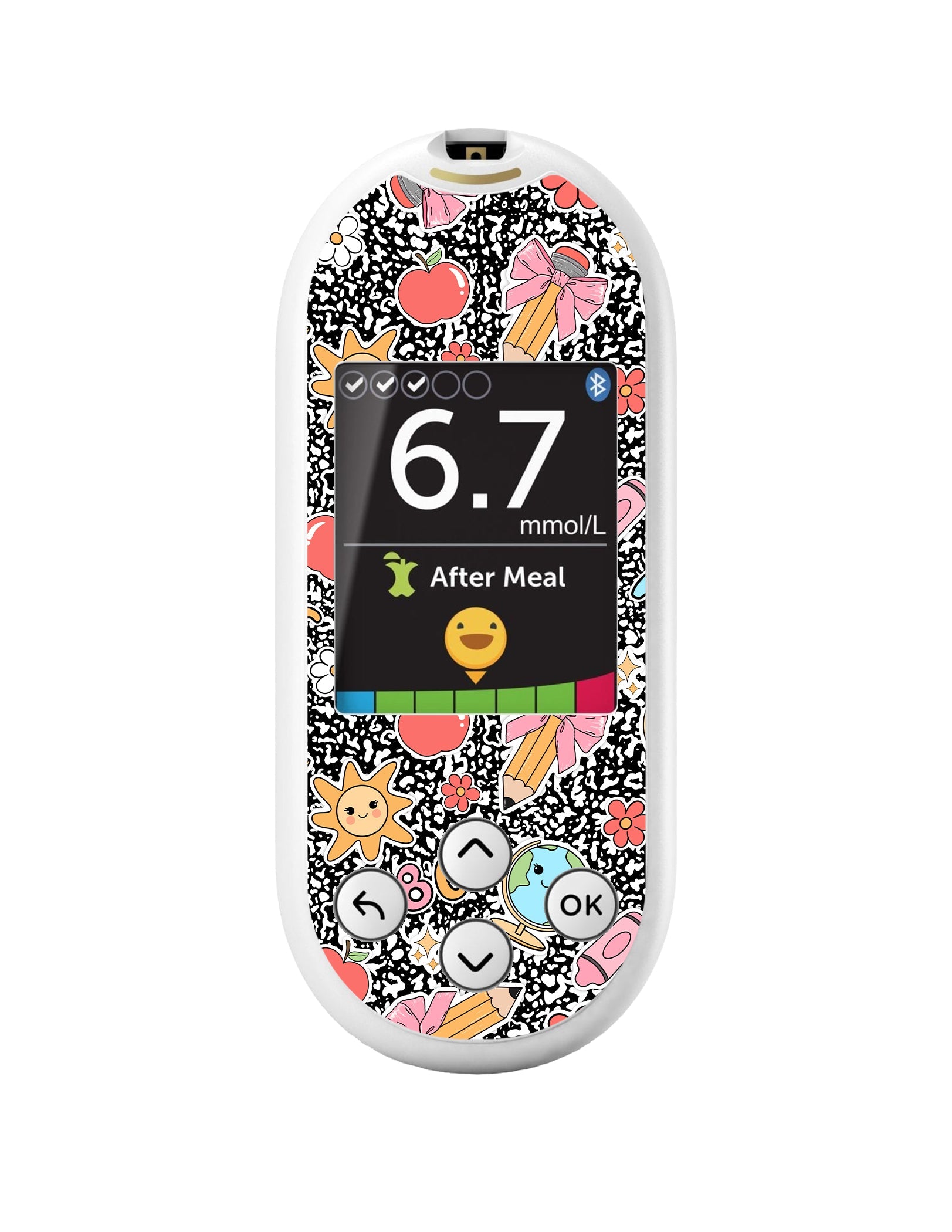 Cute Class OneTouch Verio Reflect Glucometer - Pump Peelz Cute Class OneTouch Verio Reflect Glucometer - Pump Peelz