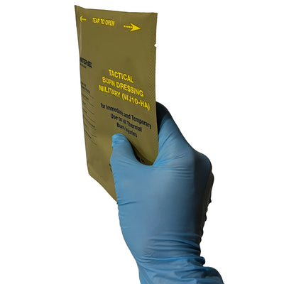 Water Jel Military Sterile Burn Dressing, HA - 4" x 4" (60 Dressings/Case) Water Jel Military Sterile Burn Dressing, HA - 4" x 4" (60 Dressings/Case)