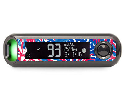 Watercolor Fireworks Bayer Contour© Next One Glucometer Watercolor Fireworks Bayer Contour© Next One Glucometer