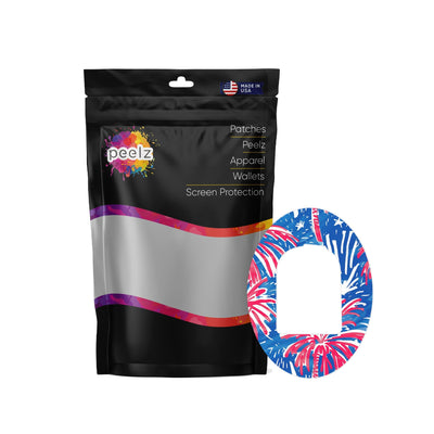 Watercolor Fireworks Pod Patch Tape - Pump Peelz Watercolor Fireworks Pod Patch Tape - Pump Peelz