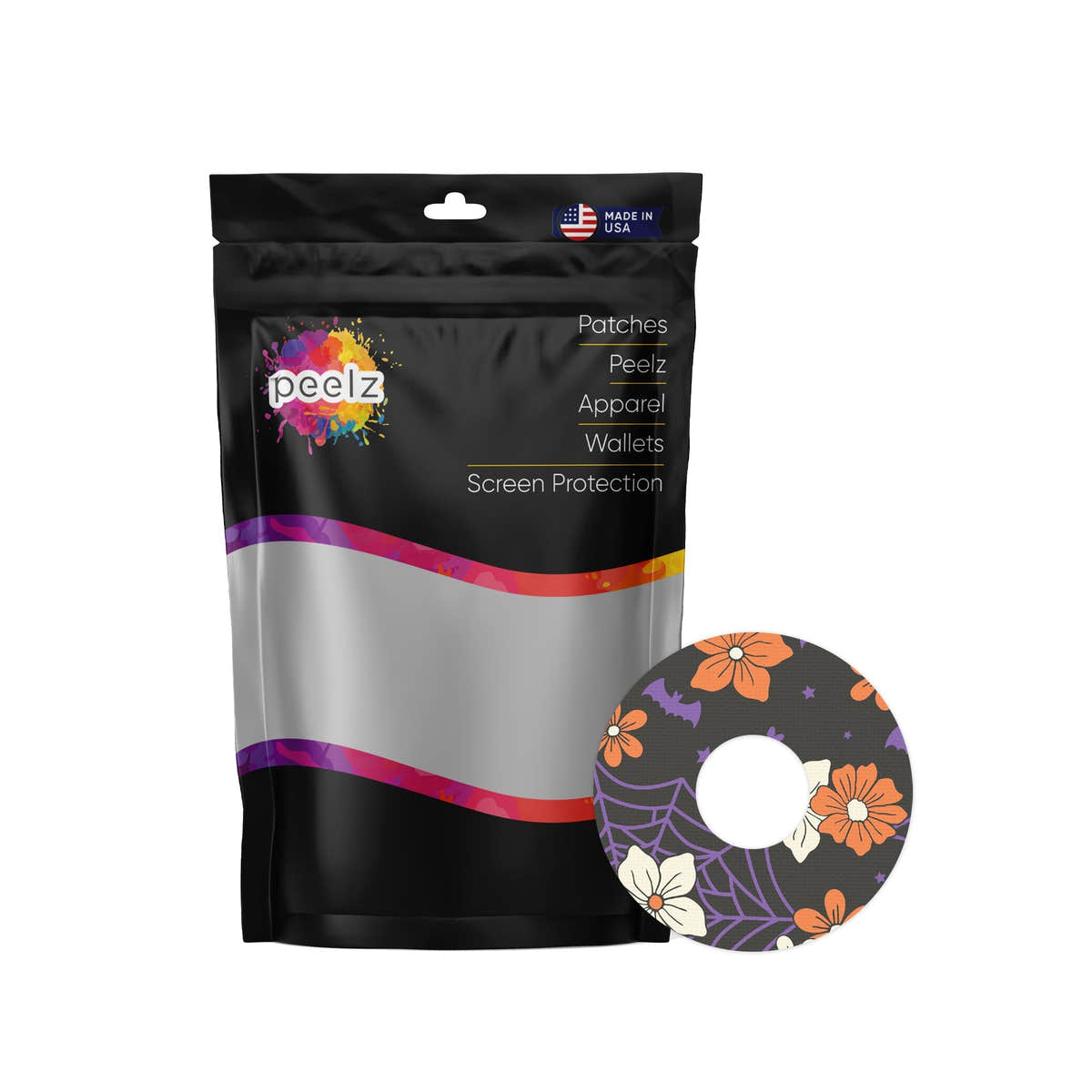 Webbed Flowers Patch Tape Designed for the FreeStyle Libre 3 Plus & Lingo Webbed Flowers Patch Tape Designed for the FreeStyle Libre 3 Plus & Lingo