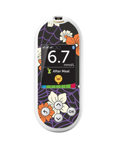 Webbed Flowers for OneTouch Verio Reflect Glucometer Webbed Flowers for OneTouch Verio Reflect Glucometer