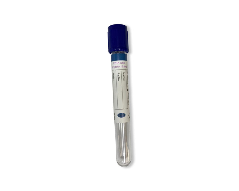 Royal Blue Top (EDTA 10.8mg)13x100mm, 6mL, PET Royal Blue Top (EDTA 10.8mg)13x100mm, 6mL, PET