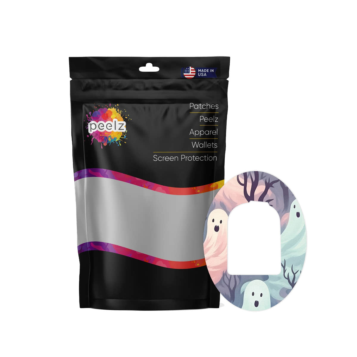 Wispy Ghosts Pod Patch Tape - Pump Peelz Wispy Ghosts Pod Patch Tape - Pump Peelz