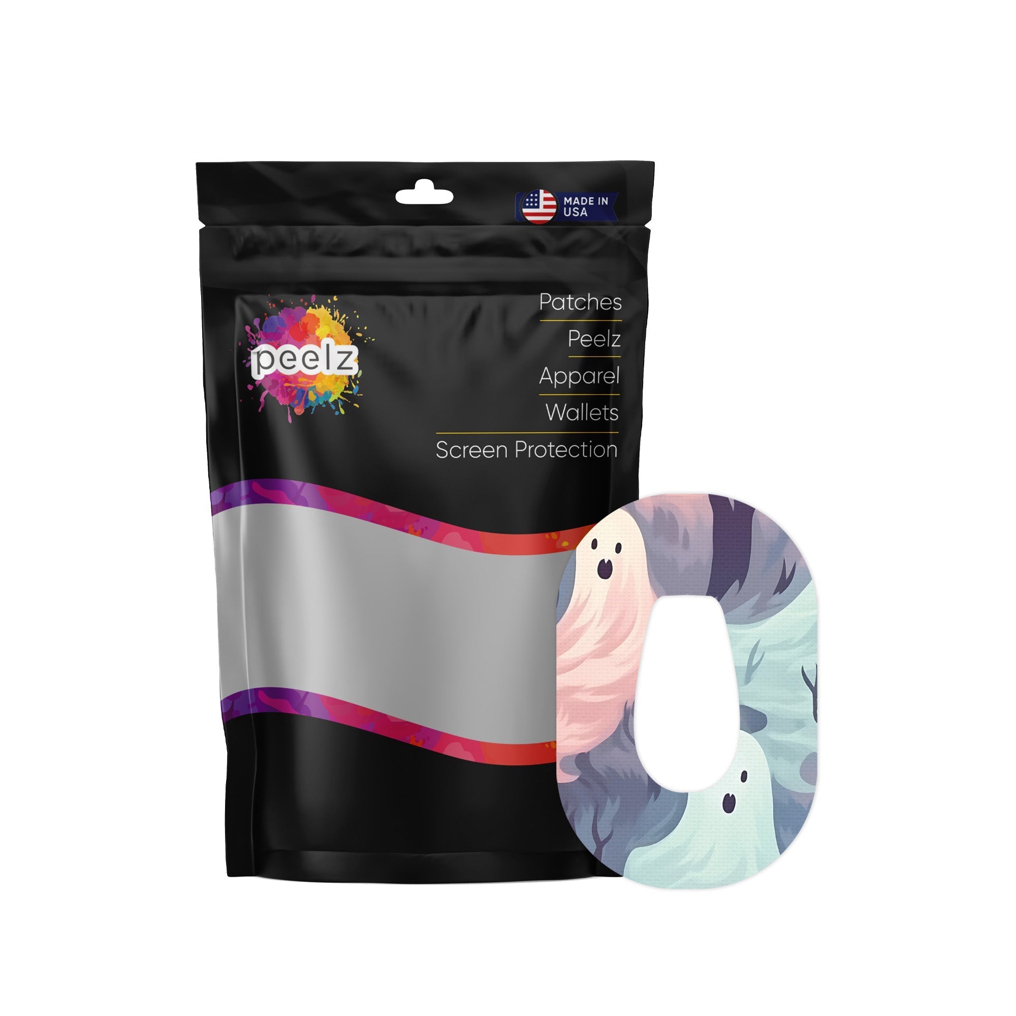 Wispy Ghosts Dexcom G6 Patch Tape - Pump Peelz Wispy Ghosts Dexcom G6 Patch Tape - Pump Peelz