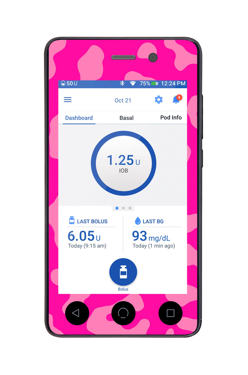 Wild Cat Sticker for Omnipod DASH® PDM – Pump Peelz Wild Cat Sticker for Omnipod DASH® PDM – Pump Peelz