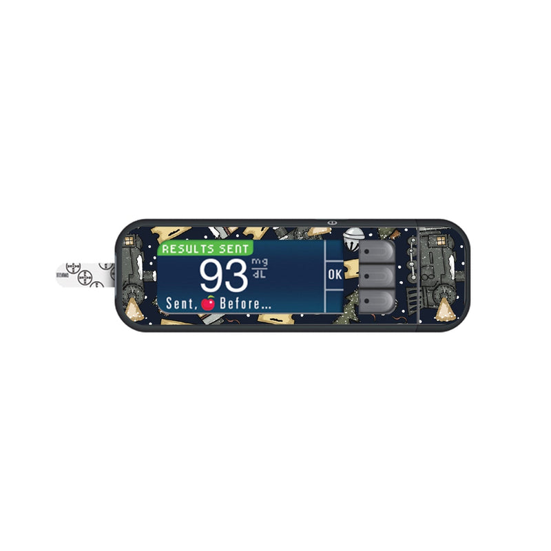 Winter Express Sticker for Bayer Contour Next Glucometer Winter Express Sticker for Bayer Contour Next Glucometer