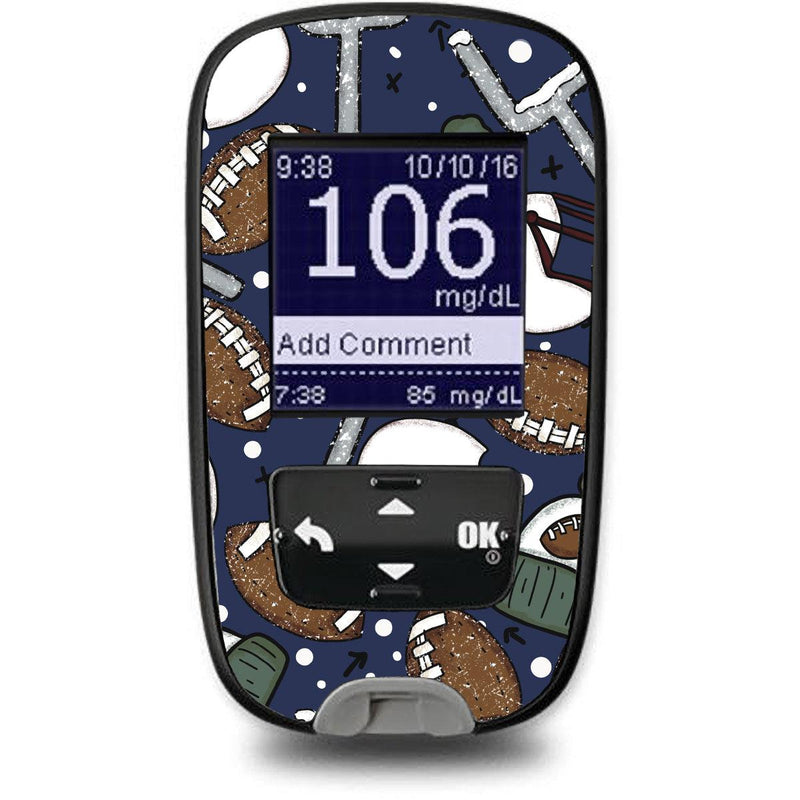 Winter Football Sticker for the Accu-Chek Guide Glucometer Winter Football Sticker for the Accu-Chek Guide Glucometer