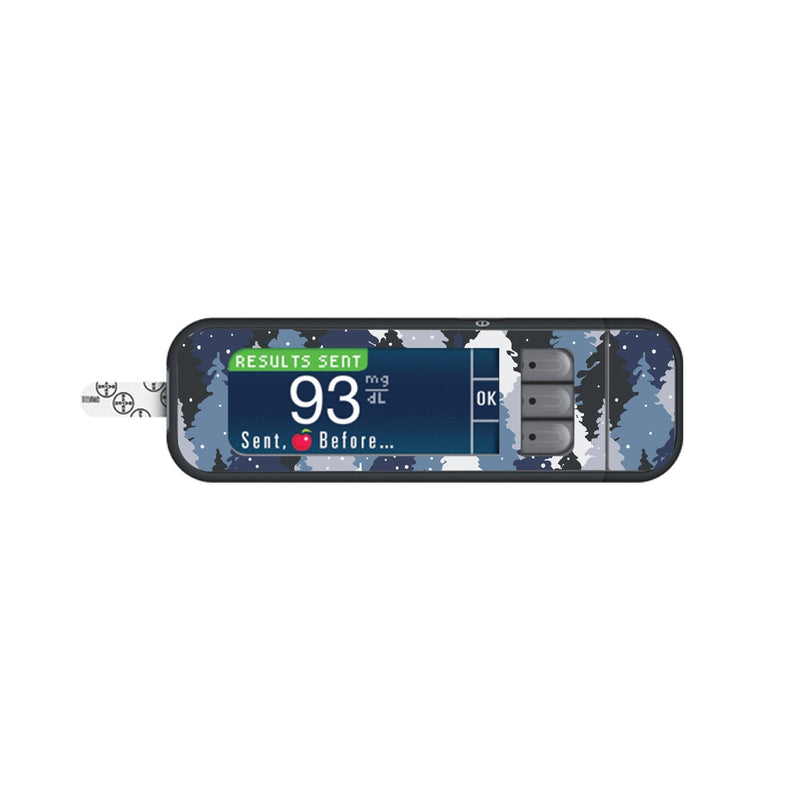 Winter Forest Sticker for Bayer Contour Next Glucometer Winter Forest Sticker for Bayer Contour Next Glucometer