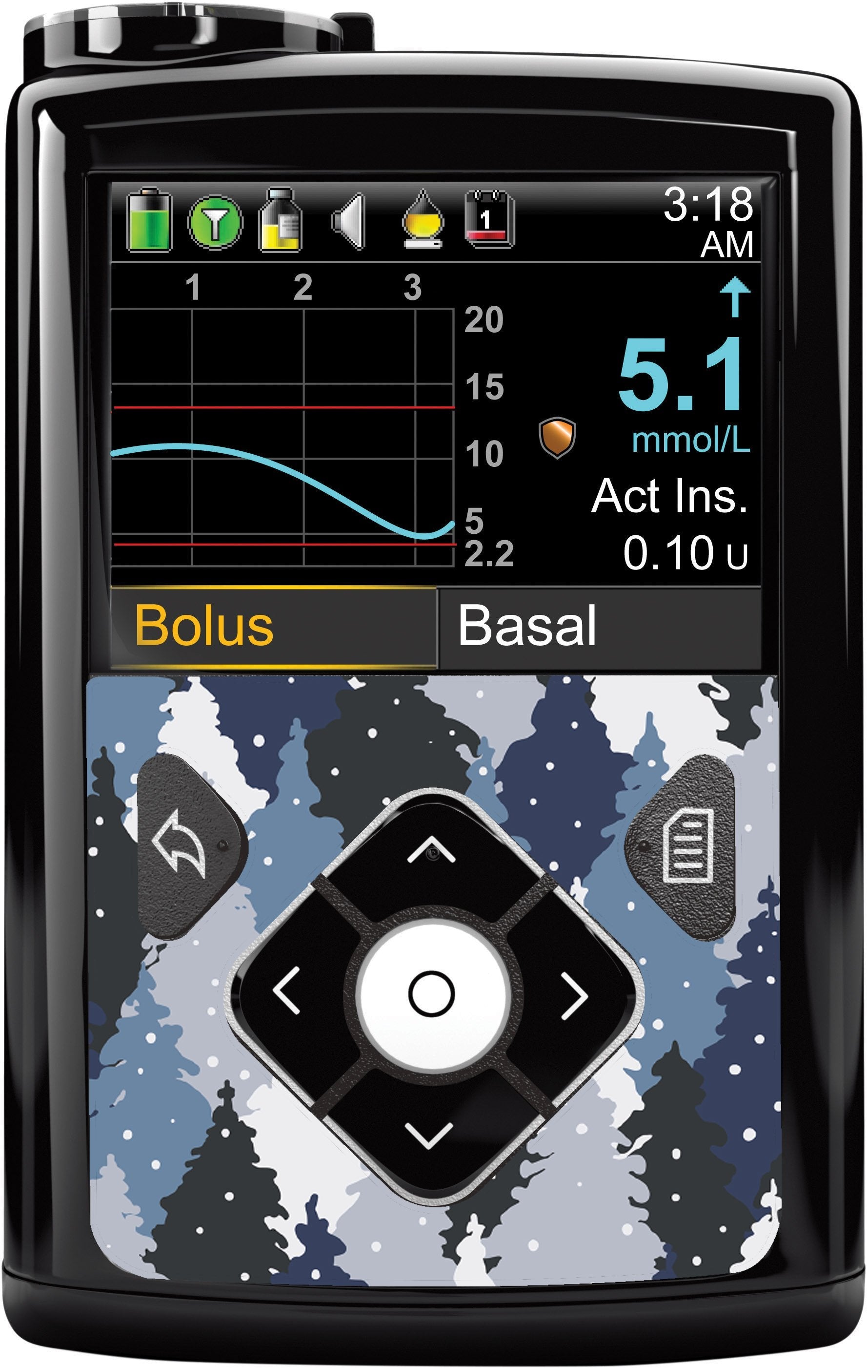Winter Forest Sticker for Medtronic MiniMed 770G & 780G Winter Forest Sticker for Medtronic MiniMed 770G & 780G