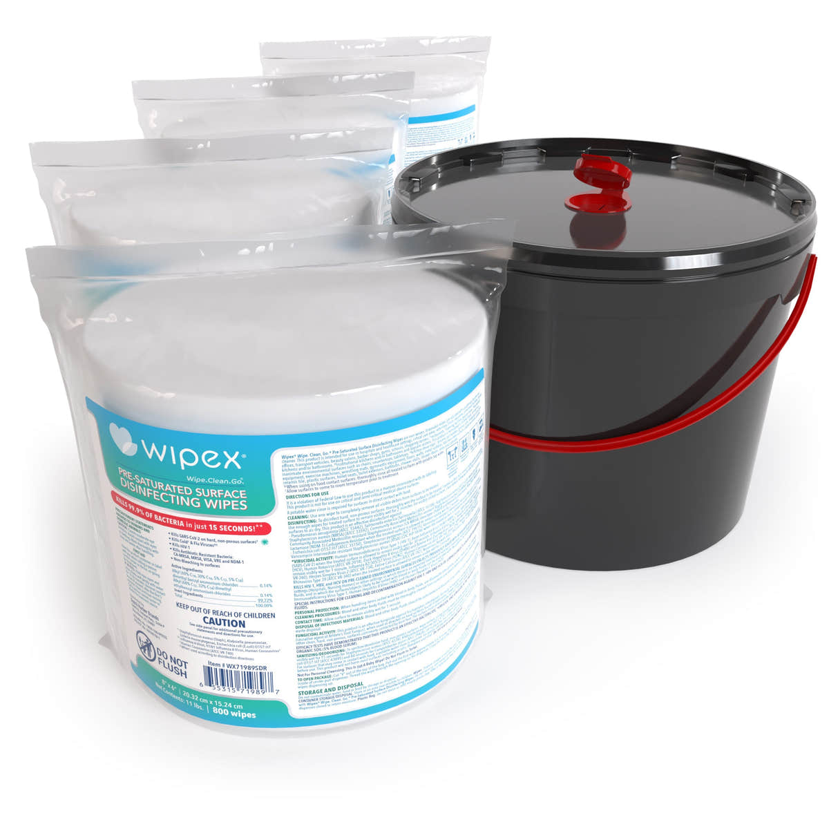 Wipex® EPA-Registered Disinfecting Wipes Roll 800-count Wipex® EPA-Registered Disinfecting Wipes Roll 800-count