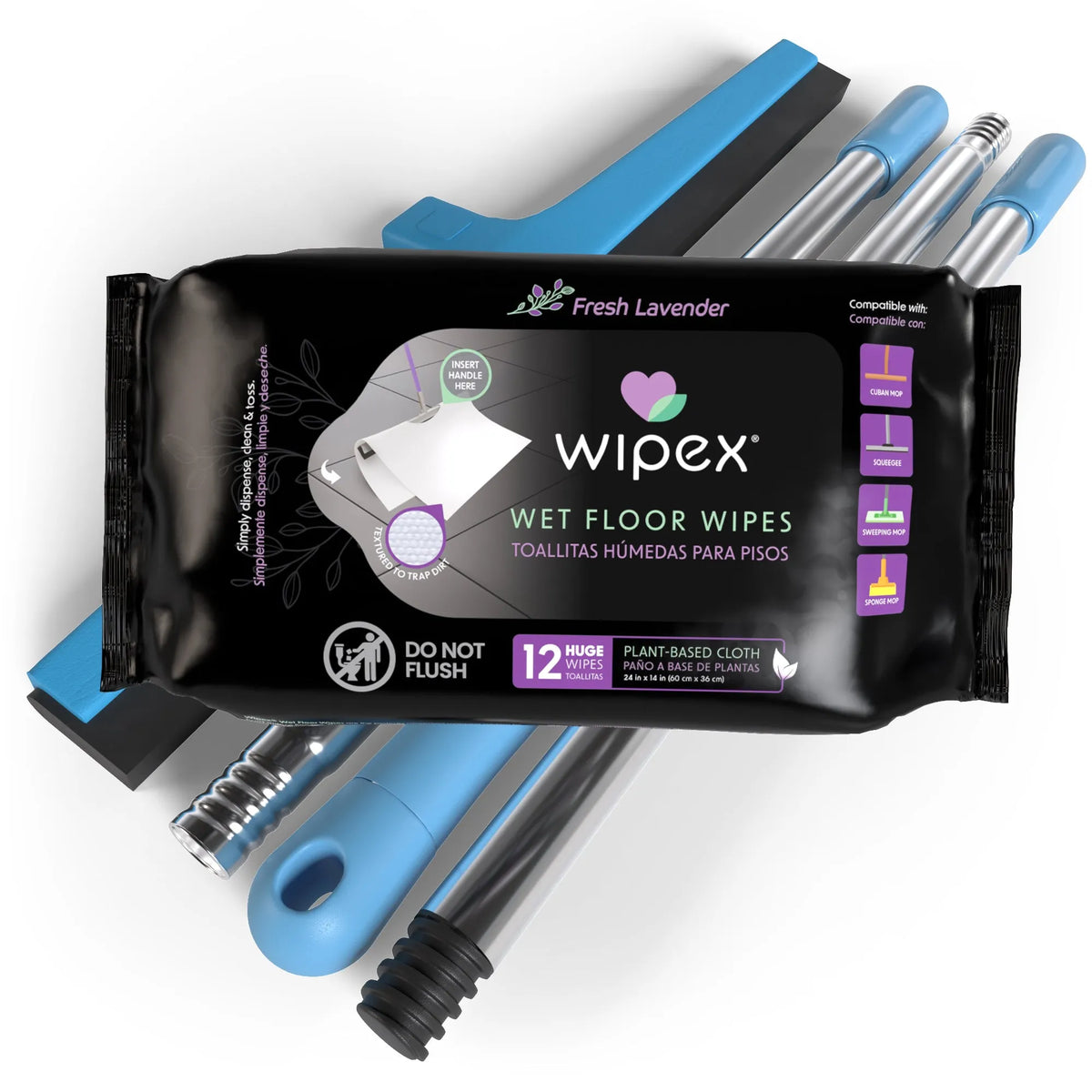 Wipex Earth-Friendly XL Wet Mop Wipes | Ultimate Plant-based Cloth Floor Cleaning Pads Wipex Earth-Friendly XL Wet Mop Wipes | Ultimate Plant-based Cloth Floor Cleaning Pads