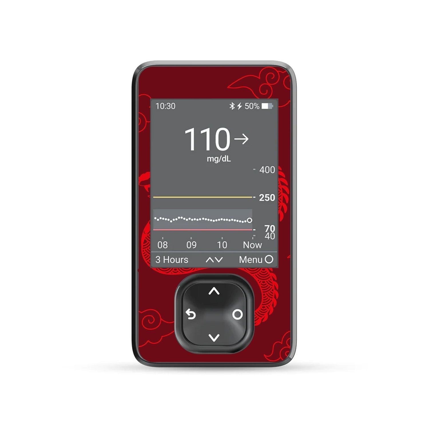 Year of the Dragon DEXCOM G7 and Stelo and G6 Touchscreen Receiver Sticker Year of the Dragon DEXCOM G7 and Stelo and G6 Touchscreen Receiver Sticker
