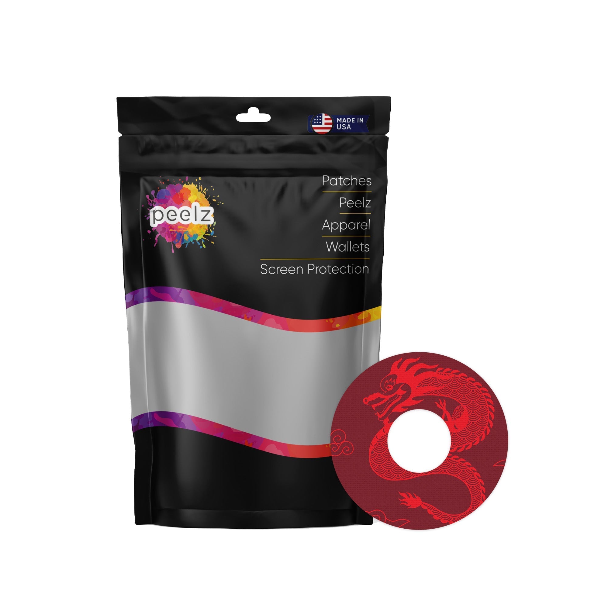 Year of the Dragon Patch Tape Designed for the FreeStyle Libre 3 Plus & Lingo Year of the Dragon Patch Tape Designed for the FreeStyle Libre 3 Plus & Lingo