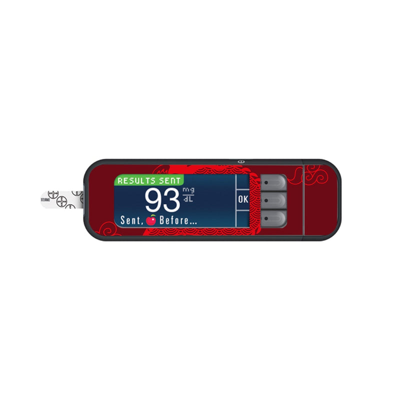 Year of the Dragon Sticker for Bayer Contour Next Glucometer Year of the Dragon Sticker for Bayer Contour Next Glucometer
