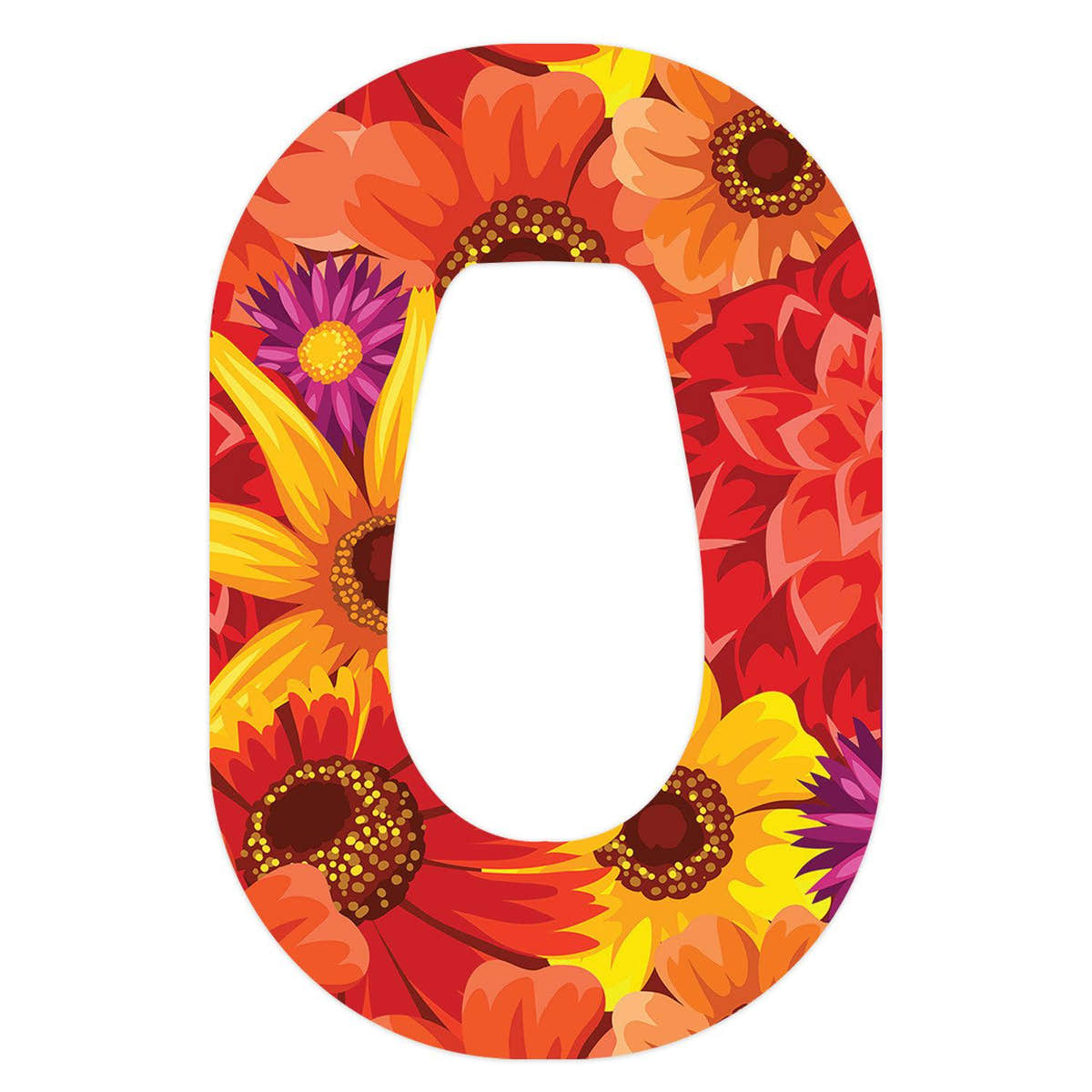 Zinnia Harvest Dexcom G6 Patch Tape - Pump Peelz Zinnia Harvest Dexcom G6 Patch Tape - Pump Peelz