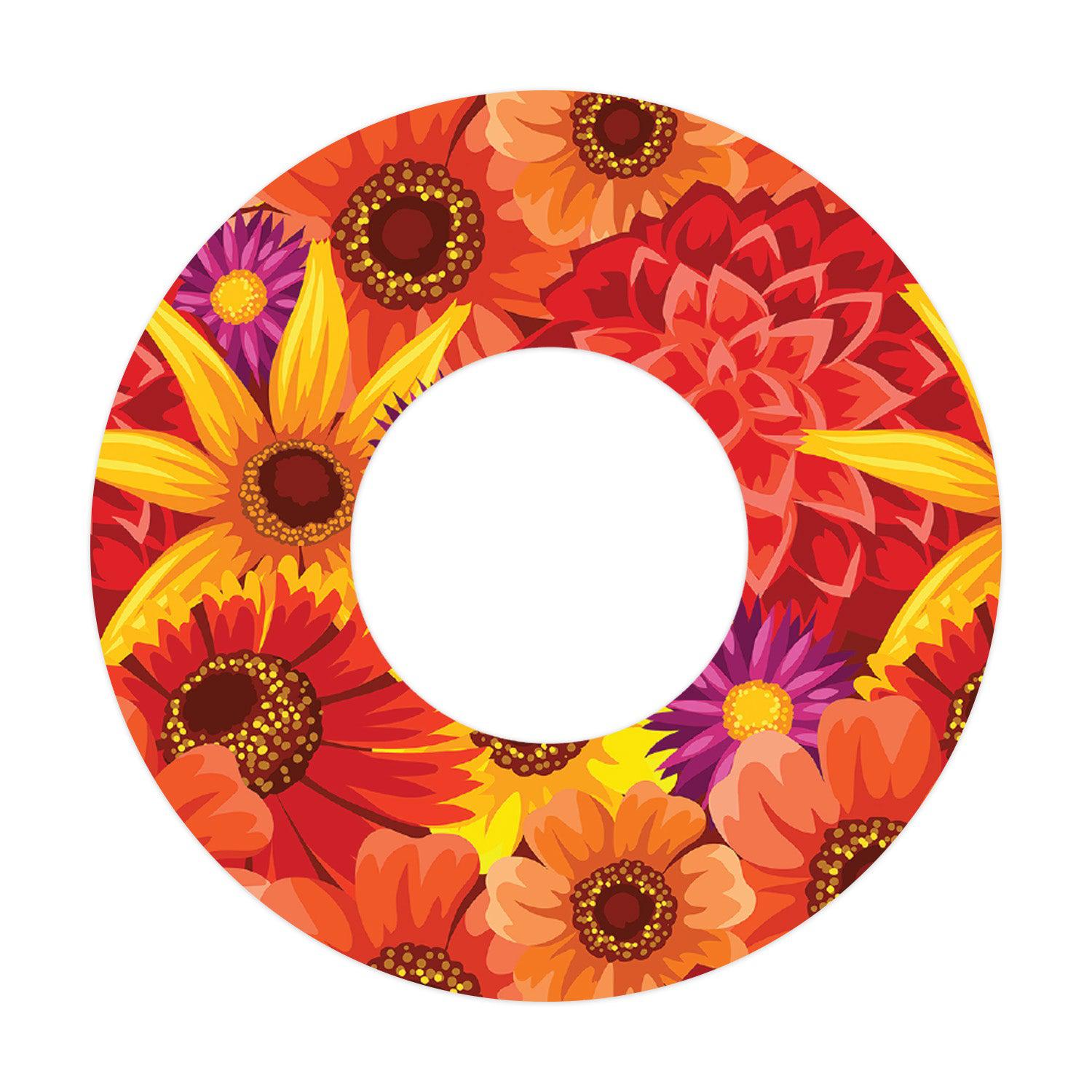 Zinnia Harvest Patch Tape Designed for the FreeStyle Libre 2 Zinnia Harvest Patch Tape Designed for the FreeStyle Libre 2