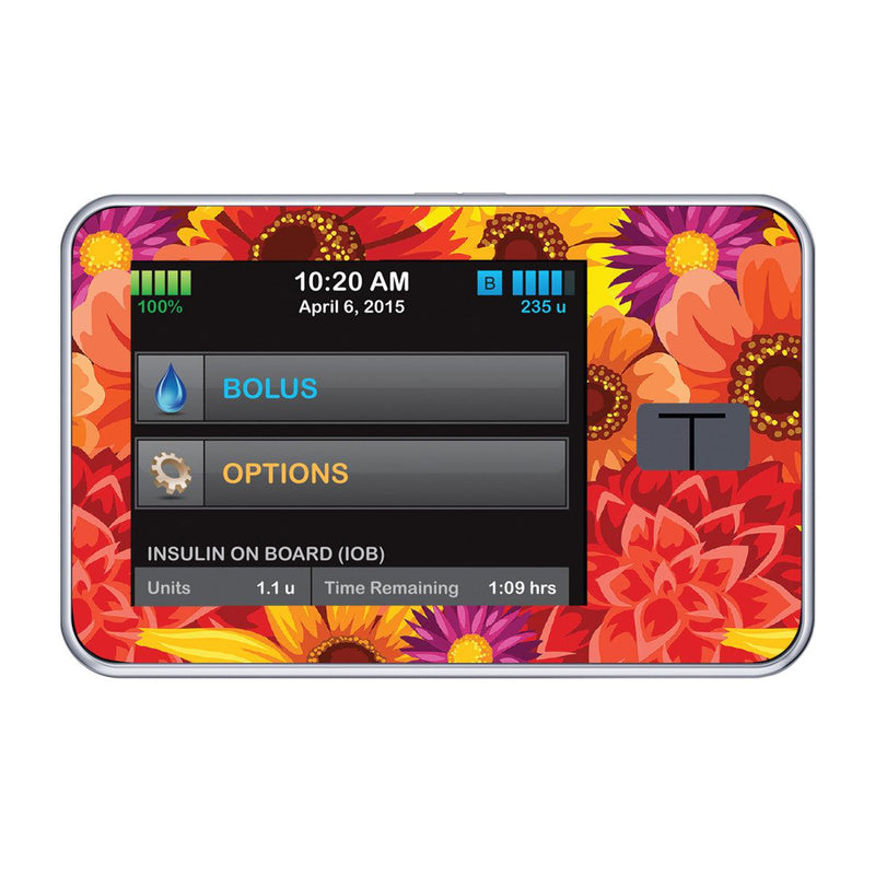 Zinnia Harvest Sticker for Tandem t:slim Zinnia Harvest Sticker for Tandem t:slim