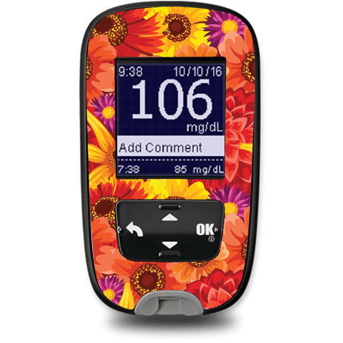 Zinnia Harvest Sticker for the Accu-Chek Guide Glucometer Zinnia Harvest Sticker for the Accu-Chek Guide Glucometer