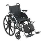 Viper Wheelchair with Flip Back Removable Arms, Desk Arms, Elevating Leg Rests, 14" Seat Viper Wheelchair with Flip Back Removable Arms, Desk Arms, Elevating Leg Rests, 14" Seat