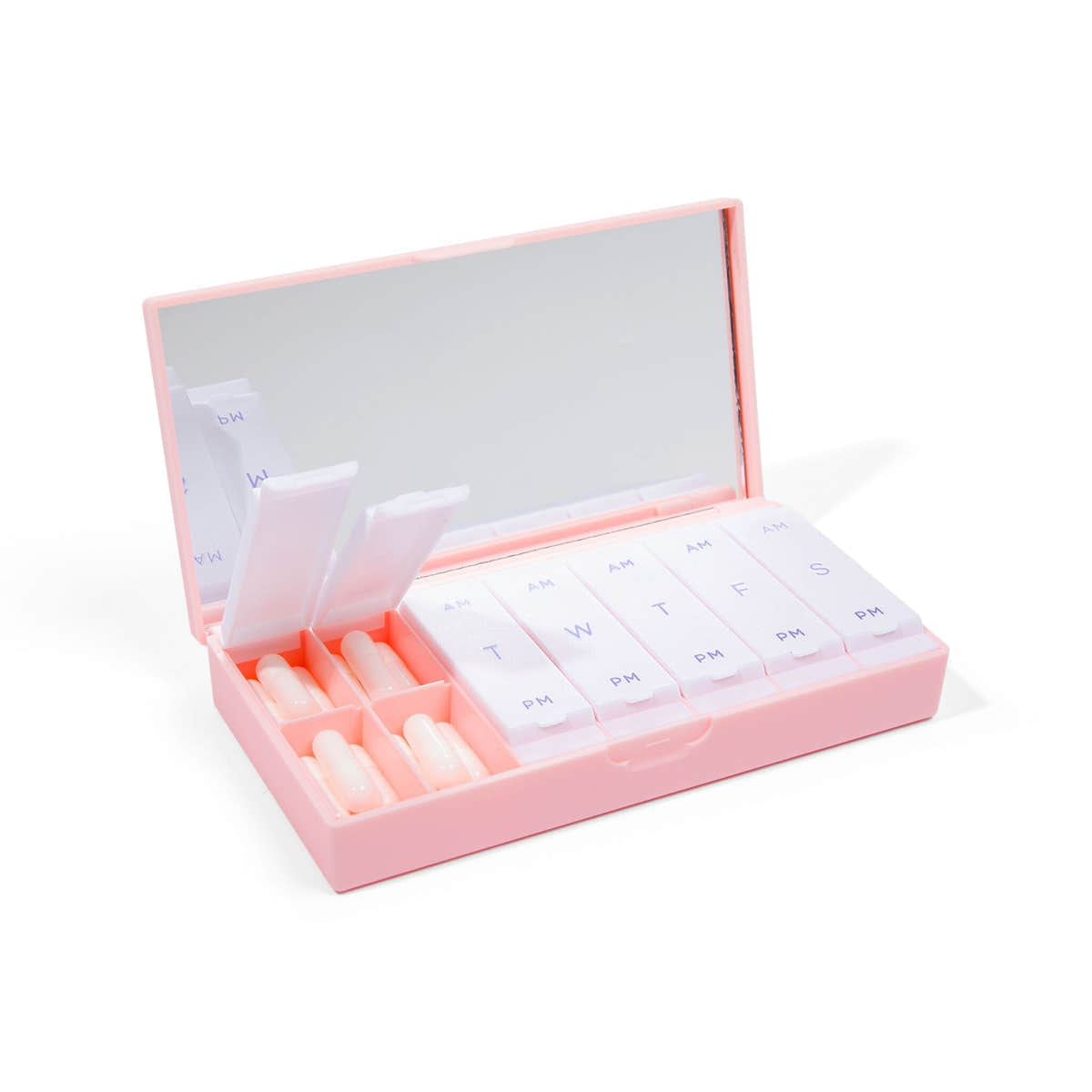Blush Pink AM/PM Pill Box Blush Pink AM/PM Pill Box