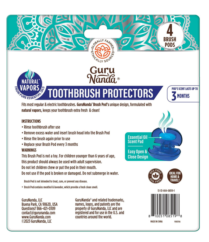 Brush Pod Toothbrush Protector Brush Pod Toothbrush Protector