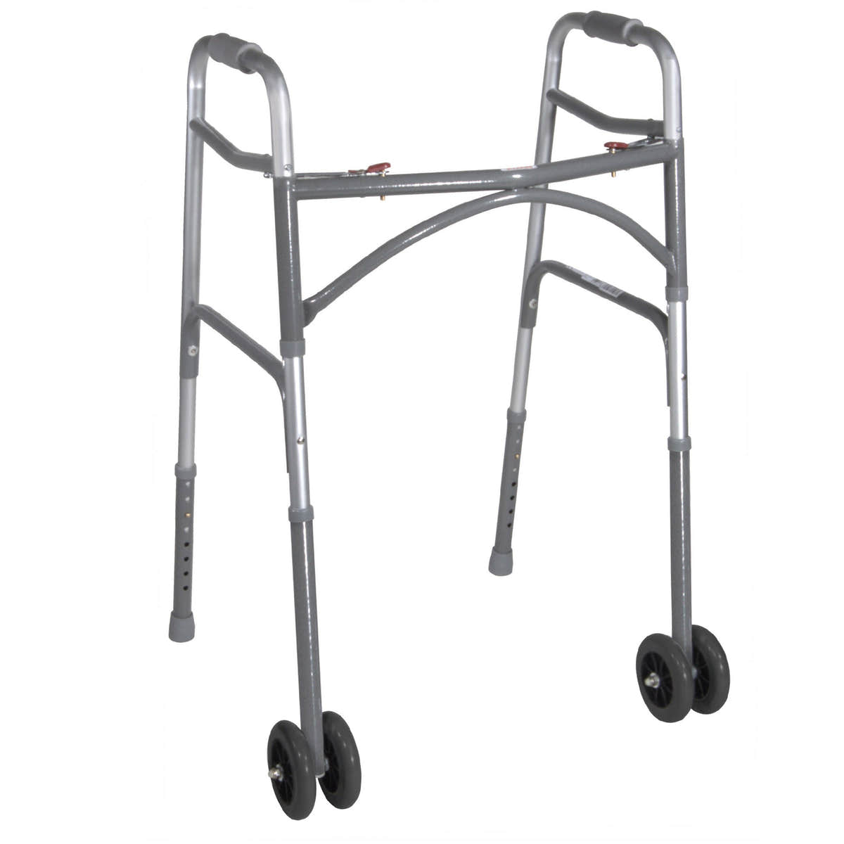 Heavy Duty Bariatric Two Button Walker with Wheels Heavy Duty Bariatric Two Button Walker with Wheels