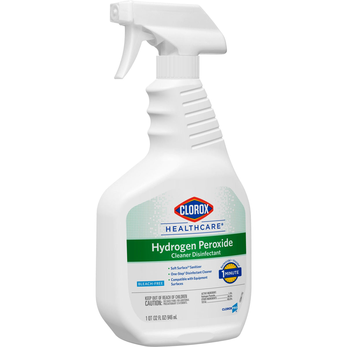 Clorox Healthcare Hydrogen Peroxide Cleaner Disinfectant — 32 oz. Spray Bottle / Each Clorox Healthcare Hydrogen Peroxide Cleaner Disinfectant — 32 oz. Spray Bottle / Each