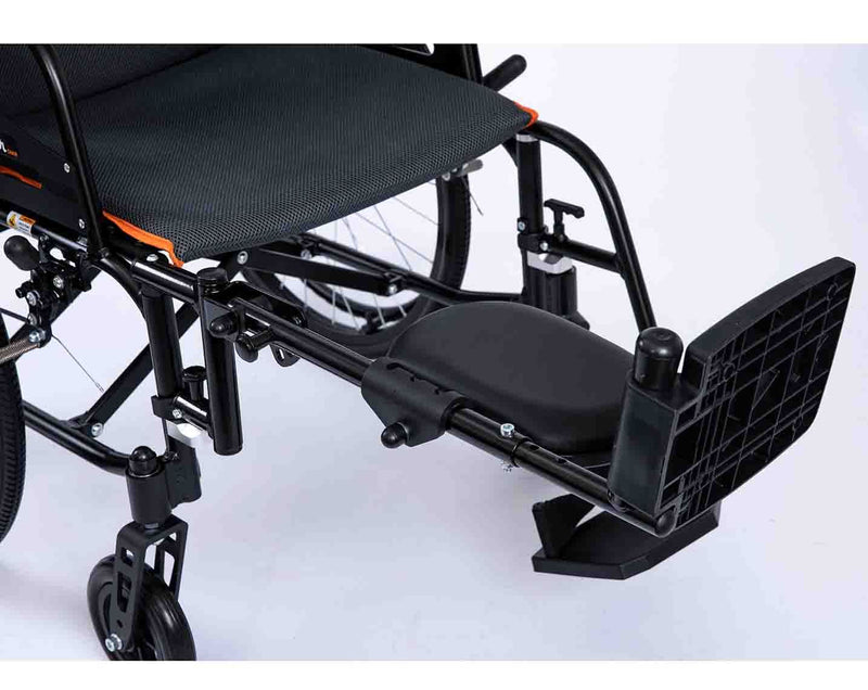 Feather Elevating Legrest Pair Set for Feather Wheelchair Chair Only (Matte Black) Feather Elevating Legrest Pair Set for Feather Wheelchair Chair Only (Matte Black)