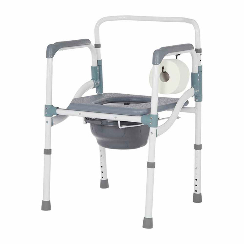 Lifestyle Health Care premium 3 in 1 aluminum folding commode chair Lifestyle Health Care premium 3 in 1 aluminum folding commode chair