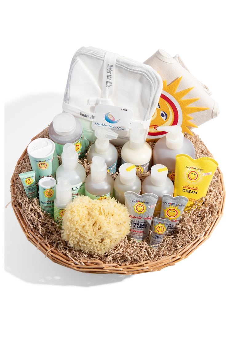 Super Deluxe Newborn Gift Basket Super Deluxe Newborn Gift Basket