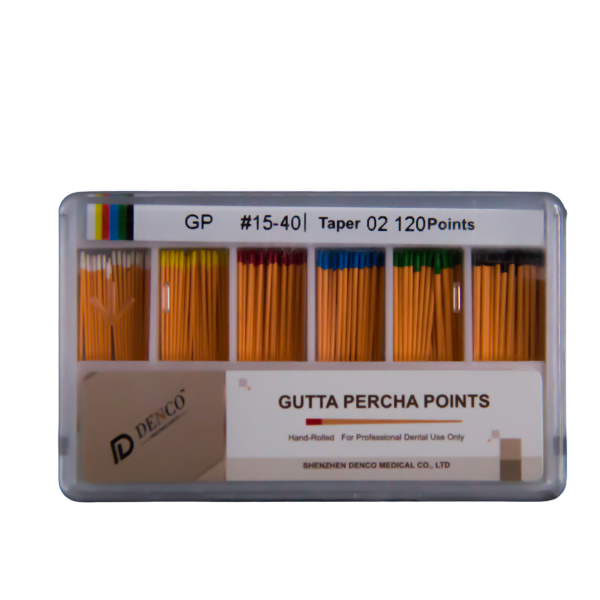 Gutta Percha Points Taper 02, 04 and 06 Gutta Percha Points Taper 02, 04 and 06