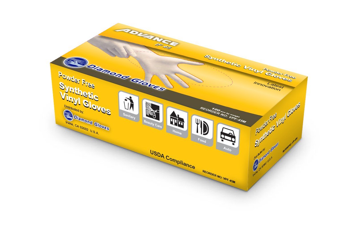 ADVANCE Stretch Vinyl Gloves - Powder Free, 1,000 Gloves - BOGO 20% OFF ADVANCE Stretch Vinyl Gloves - Powder Free, 1,000 Gloves - BOGO 20% OFF
