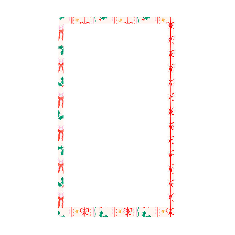Holly Jolly Ribbon Sticker for the Beta Bionics iLet – Pump Peelz Holly Jolly Ribbon Sticker for the Beta Bionics iLet – Pump Peelz