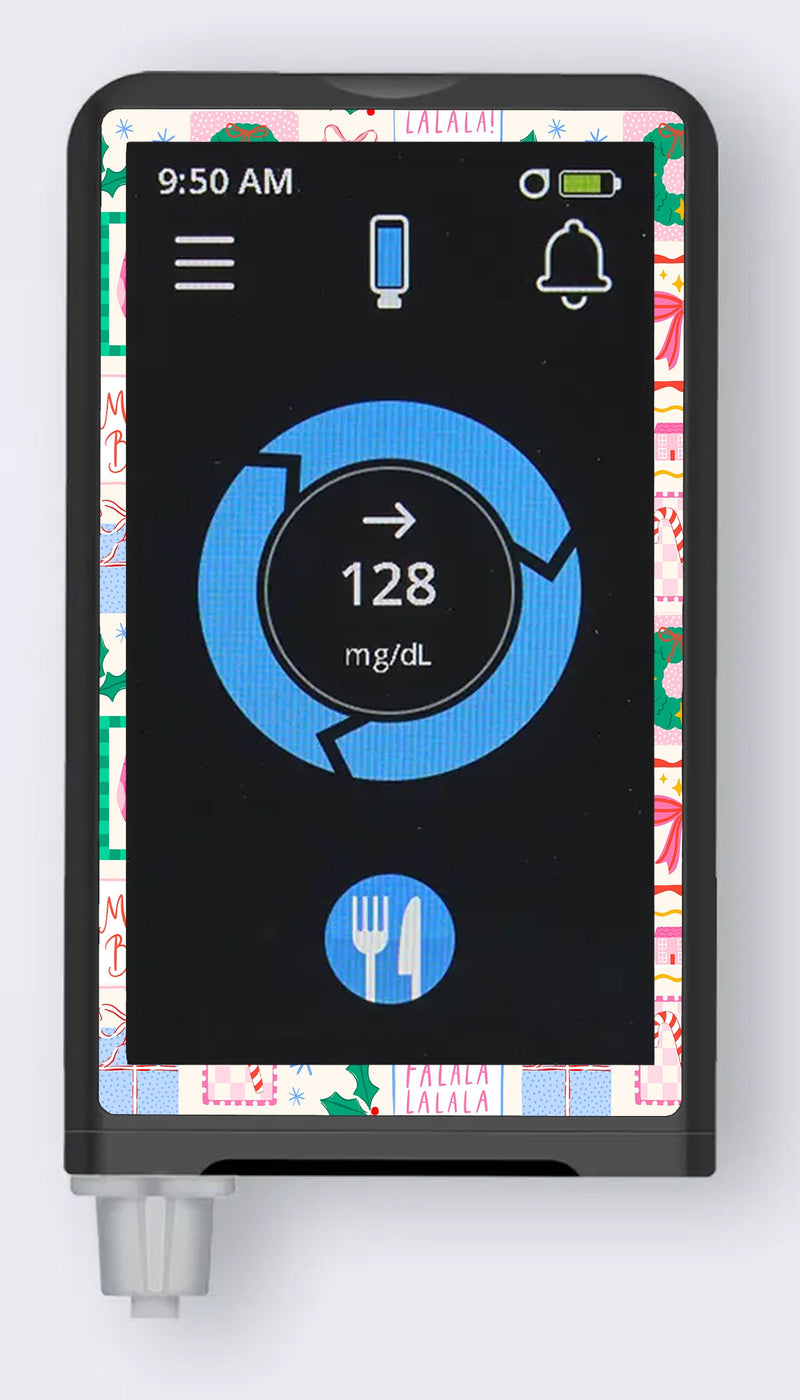 Holiday Greetings Sticker for the Beta Bionics iLet – Pump Peelz Holiday Greetings Sticker for the Beta Bionics iLet – Pump Peelz