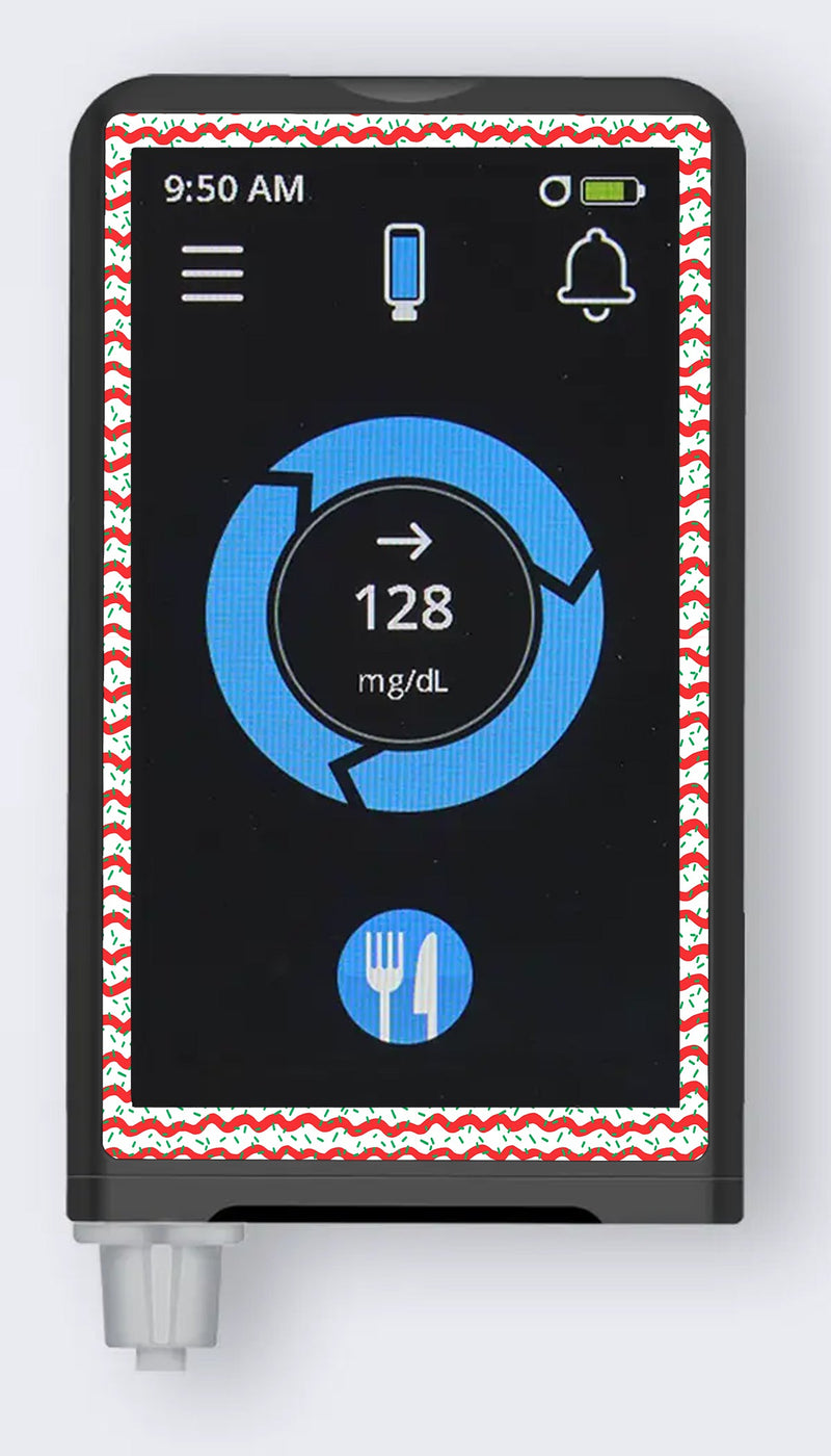 Christmas Icing Sticker for the Beta Bionics iLet – Pump Peelz Christmas Icing Sticker for the Beta Bionics iLet – Pump Peelz