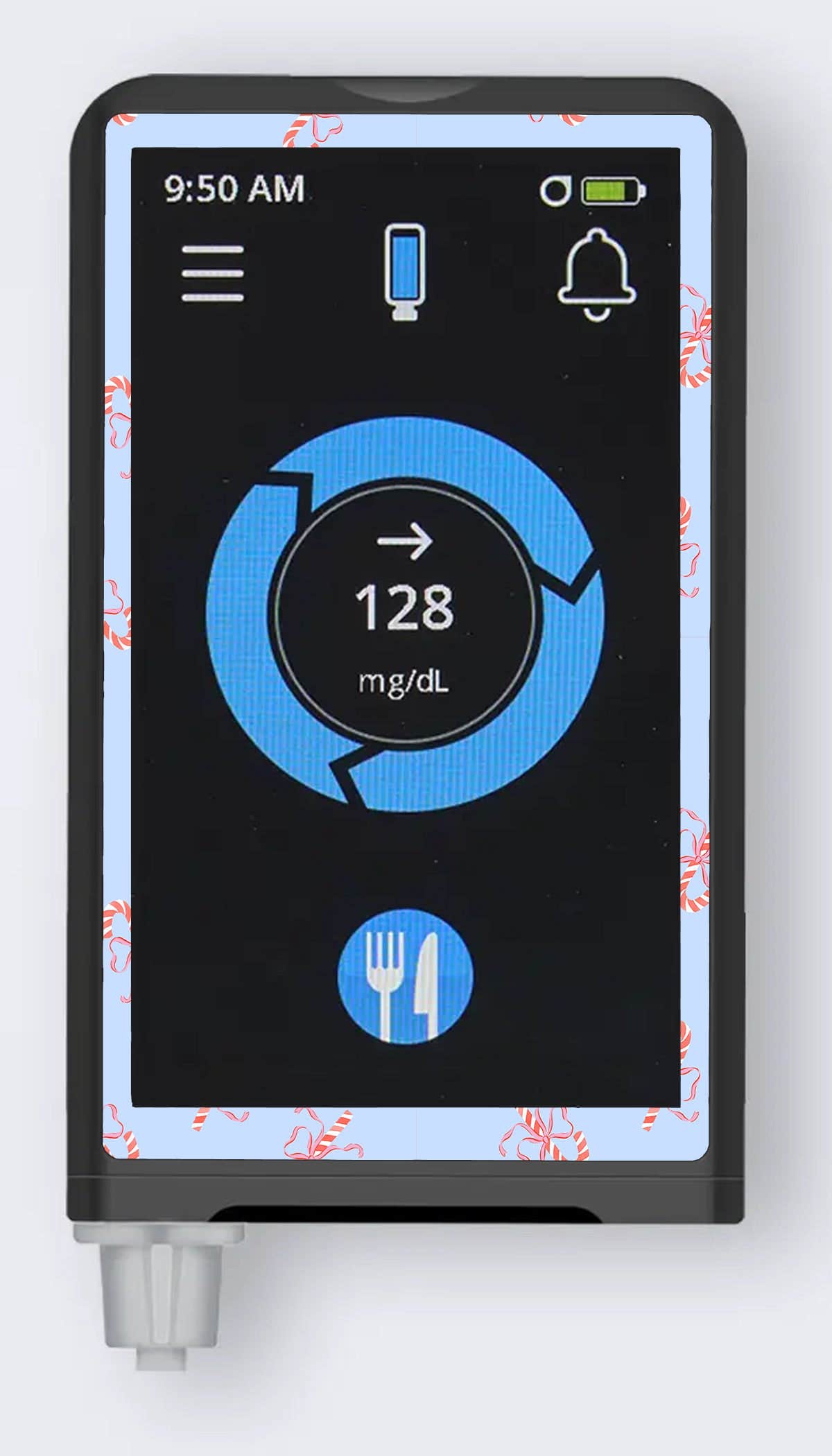 Candy Cane Lane Sticker for the Beta Bionics iLet – Pump Peelz Candy Cane Lane Sticker for the Beta Bionics iLet – Pump Peelz